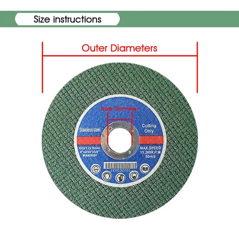 5pcs/lot 4" Resin Cutting Disc Cutting wheel grinding disc for Stainless Steel & Metal Angle grinder 
5pcs/lot 4" Resin Cutting Disc Cutting wheel grinding disc for Stainless Steel & Metal Angle grinder