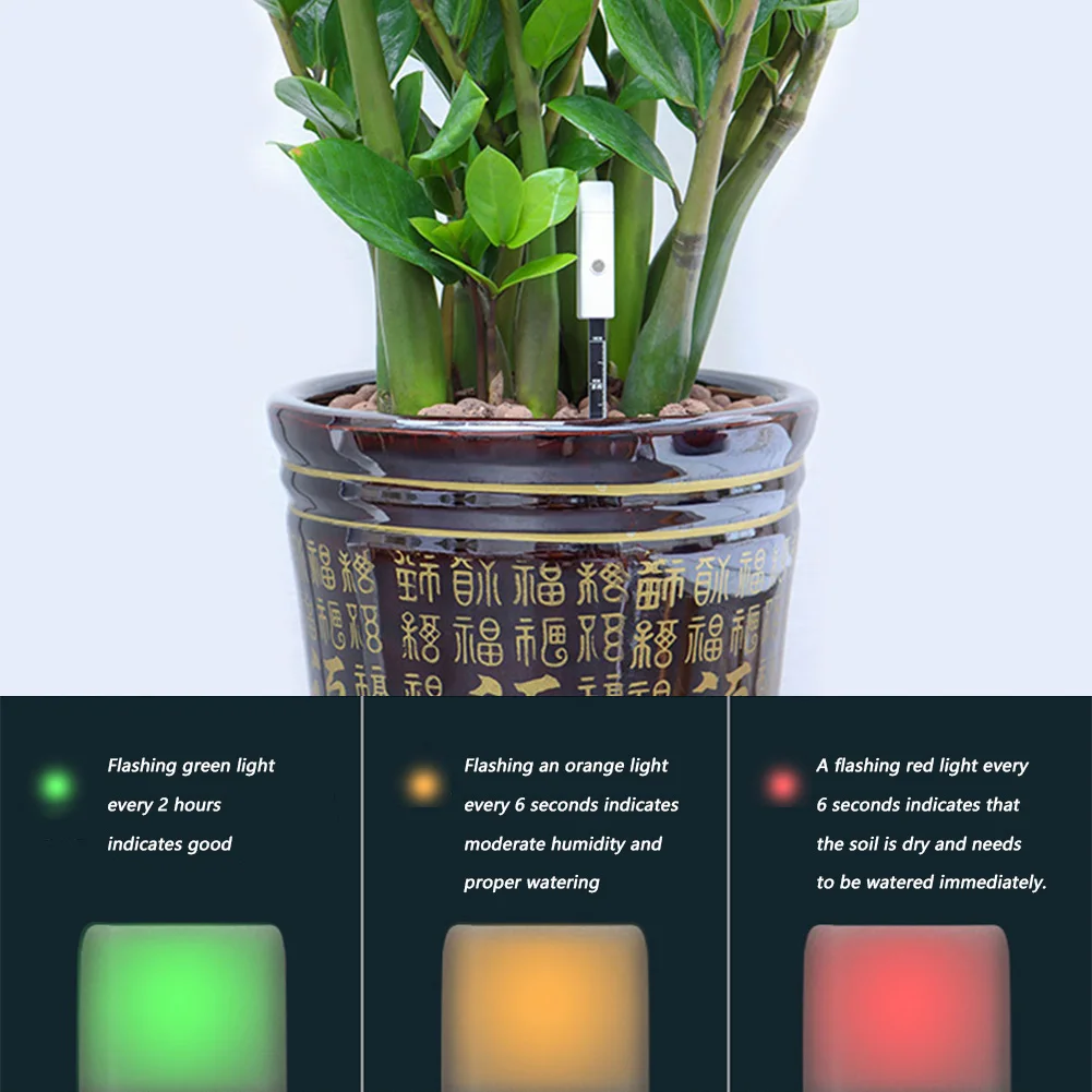 Soil Moisture Meter Hygrometer Portable Succulent Plant Water Shortage Reminder Soil Moisture Sensor Detector For Garden Potted
Soil Moisture Meter Hygrometer Portable Succulent Plant Water Shortage Reminder Soil Moisture Sensor Detector For Garden Potted