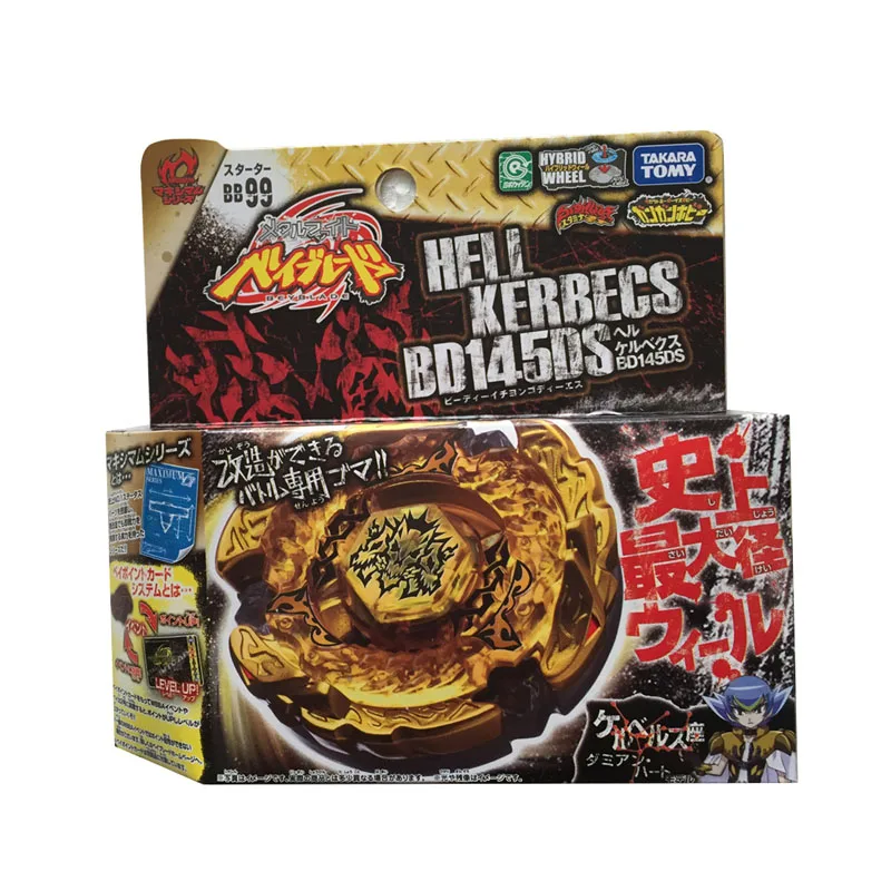 Genuine Tomy Japan Version BB99 Alloy Metal Spinning Kids Toys Hell Keybecs BD145DS Beyblade Burst Turbo Metal Fusion
Genuine Tomy Japan Version BB99 Alloy Metal Spinning Kids Toys Hell Keybecs BD145DS Beyblade Burst Turbo Metal Fusion