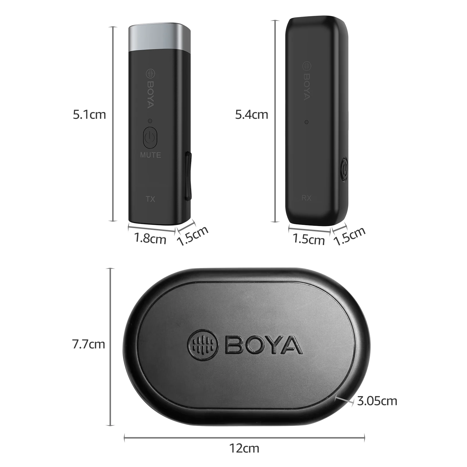BOYA 2.4G Wireless Mini Microphone System with 3.5mm TRS/TRRS MIC Adapter Replacement for iPhone Smartphone Camera Photo Studio
BOYA 2.4G Wireless Mini Microphone System with 3.5mm TRS/TRRS MIC Adapter Replacement for iPhone Smartphone Camera Photo Studio