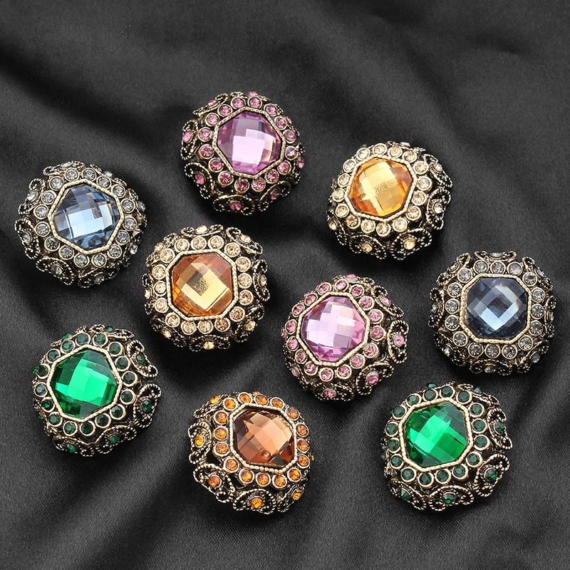 5pcs Rhinestone Buttons Crystal Glass Stone Sewing Buttons Clothes Decoration Apparel Accessories
5pcs Rhinestone Buttons Crystal Glass Stone Sewing Buttons Clothes Decoration Apparel Accessories