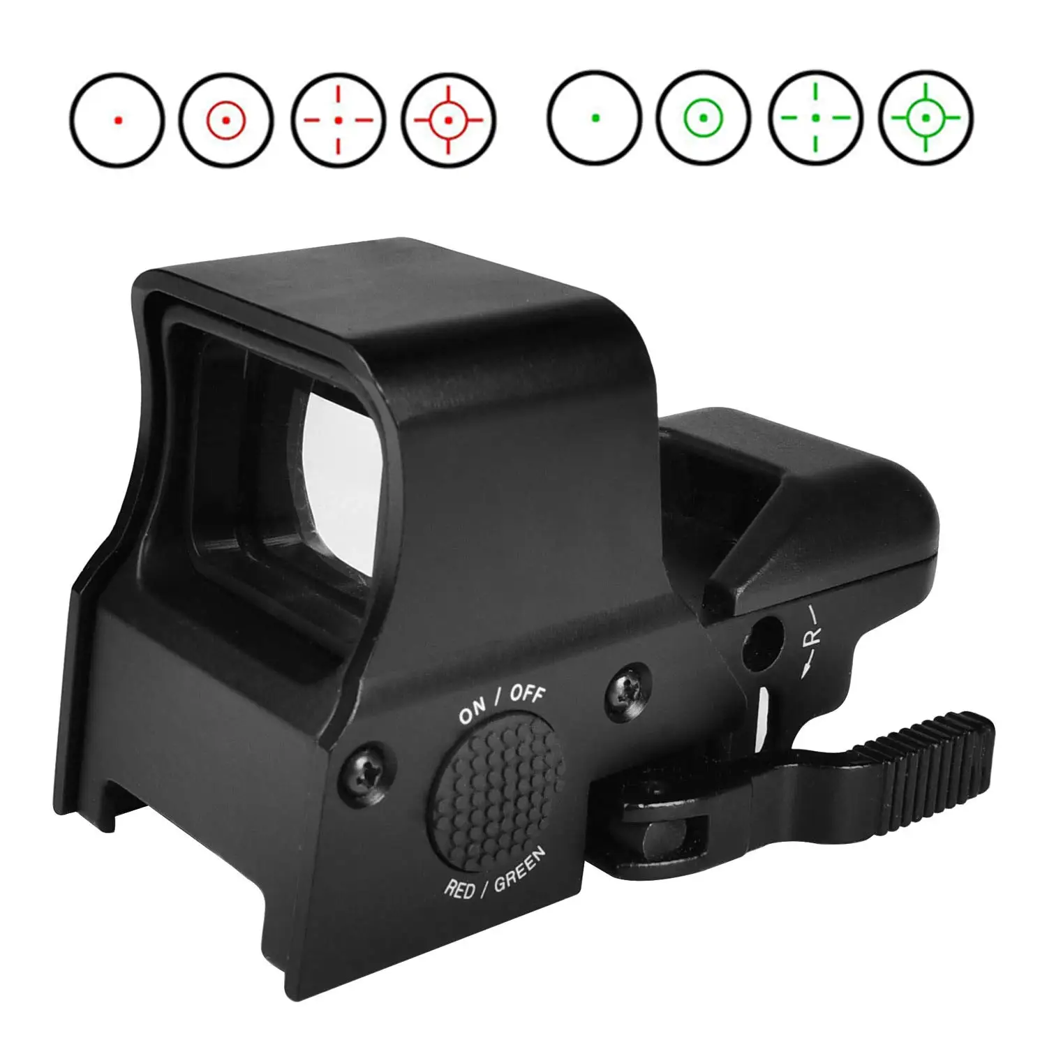Hot 1X22X33 Tactical Red Green Dot Sight 4 Reticles Reflex Optical Sight Quick Detach Mount 20mm Rail Hunting Rifle Accessories
Hot 1X22X33 Tactical Red Green Dot Sight 4 Reticles Reflex Optical Sight Quick Detach Mount 20mm Rail Hunting Rifle Accessories