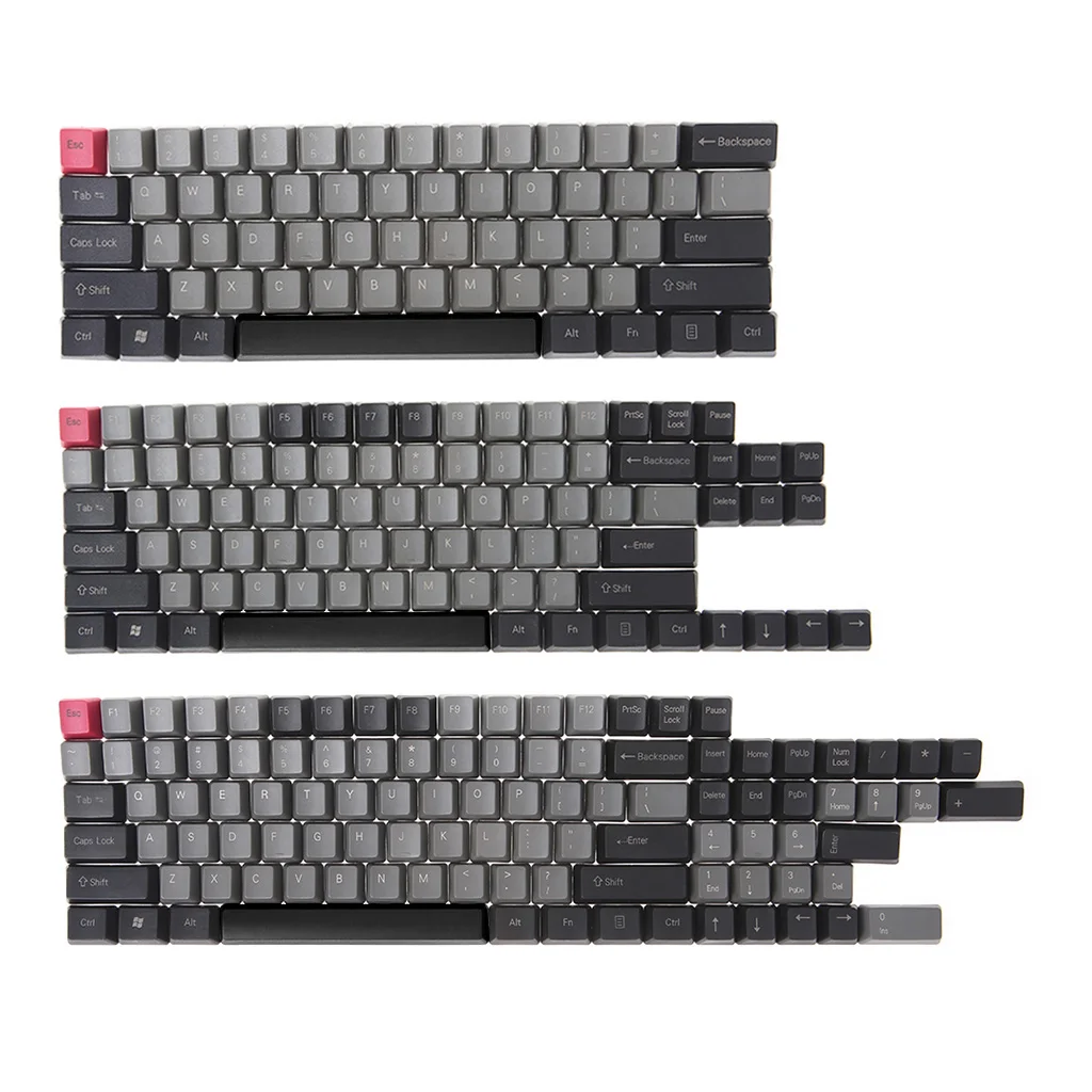 Brand New and High Quality Black Gray Mixed Dolch Thick PBT 104/87/61 Keycaps OEM Profile Key
Brand New and High Quality Black Gray Mixed Dolch Thick PBT 104/87/61 Keycaps OEM Profile Key