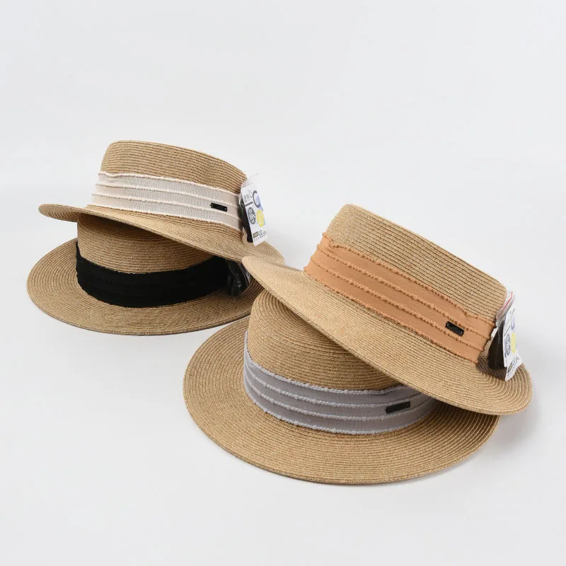 Travel Wide Brim Straw Hat Fedora Summer Beach Sun Hat UPF 50+ New fashion flat-top sun hat for women jazz straw hat
Travel Wide Brim Straw Hat Fedora Summer Beach Sun Hat UPF 50+ New fashion flat-top sun hat for women jazz straw hat