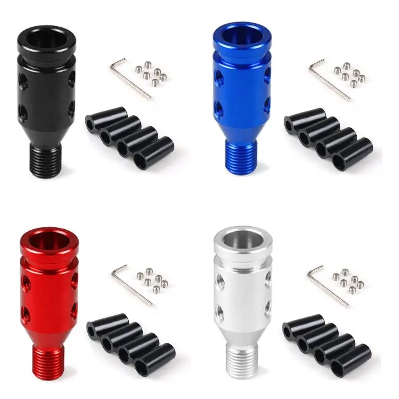 Universal Car Manual Gear Shift Knob Adapter M12x1.25 Aluminum Threaded Shifter with Wrench Screws Hoses Kits
Universal Car Manual Gear Shift Knob Adapter M12x1.25 Aluminum Threaded Shifter with Wrench Screws Hoses Kits