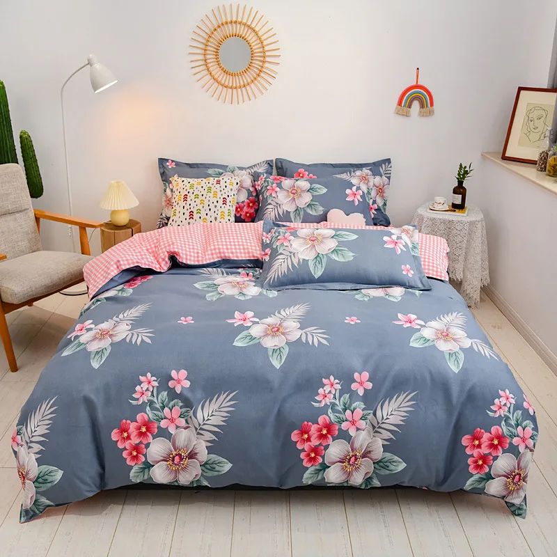 Solstice Modern printing Flowers Style 4pcs Bedding Set Cotton Bed Cover Bed Sheet quilt Cover Pillowcase Bed Bedclothes
Solstice Modern printing Flowers Style 4pcs Bedding Set Cotton Bed Cover Bed Sheet quilt Cover Pillowcase Bed Bedclothes