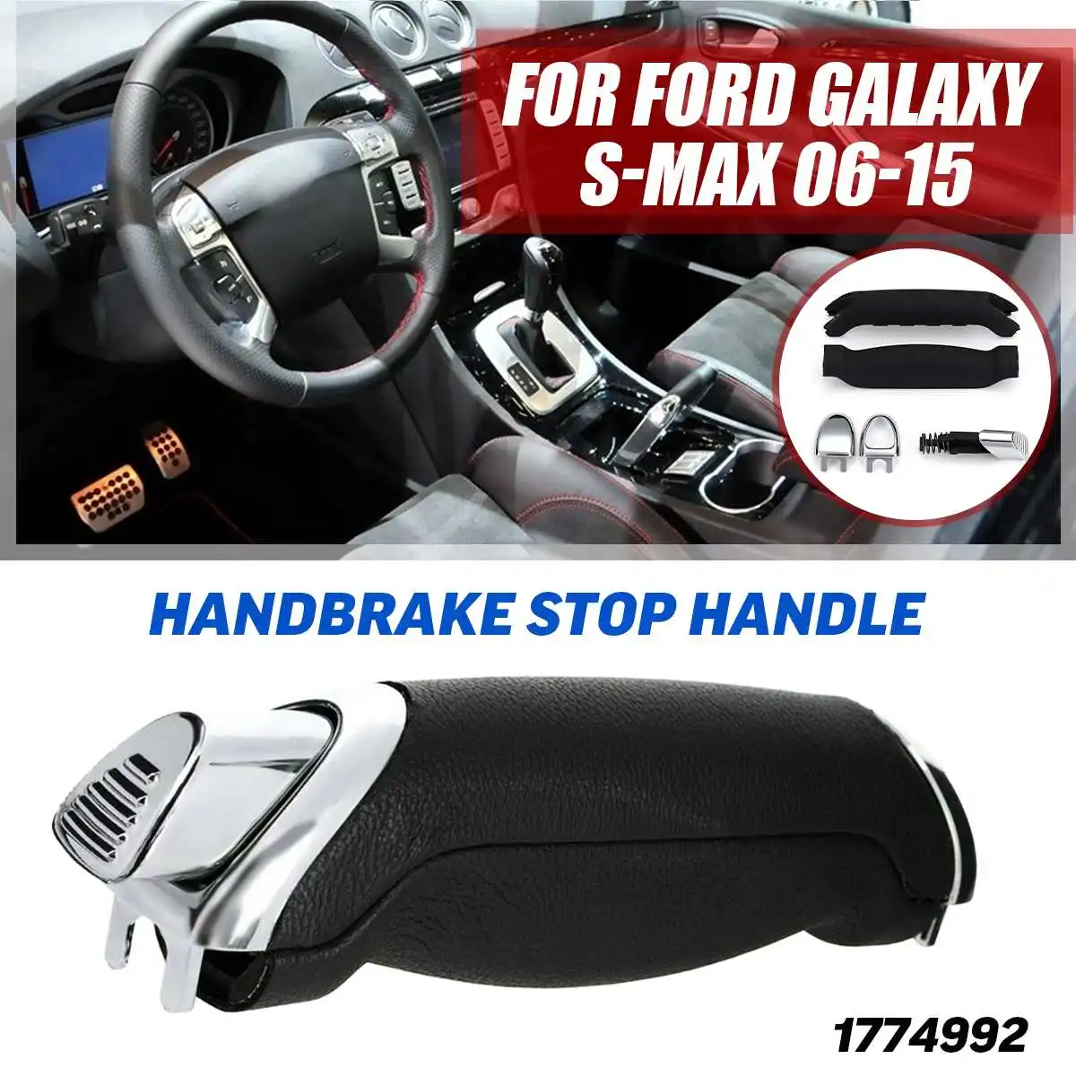 For Ford Auto Parking Handbrake Stop Handle Lever Kit 1774992 Galaxy S-MAX 2006 2007 2008 2009 2010 2011 2012 2013 2014 2015
For Ford Auto Parking Handbrake Stop Handle Lever Kit 1774992 Galaxy S-MAX 2006 2007 2008 2009 2010 2011 2012 2013 2014 2015