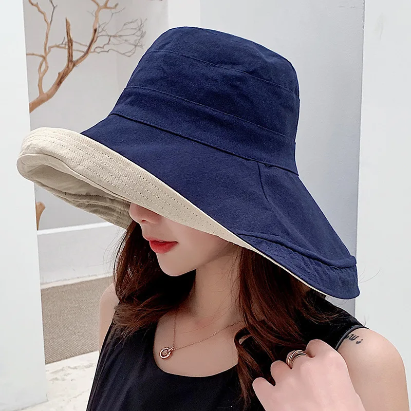 Fashion Summer Big Brim Sun Hat for Female Seaside Sun Protection UV Cap Japanese Wild Fisherman Hat Korean Version 2021 NEW
Fashion Summer Big Brim Sun Hat for Female Seaside Sun Protection UV Cap Japanese Wild Fisherman Hat Korean Version 2021 NEW