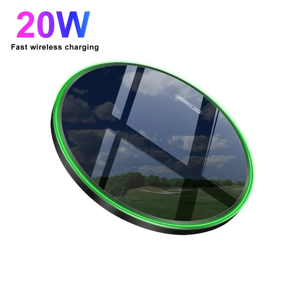 20W Fast Qi Wireless Charger Pad for IPhone 12 11 8 X XS Samsung S20 S10 S9 Note 8 9 10 Wireless Charging Quick Charge Adapter
20W Fast Qi Wireless Charger Pad for IPhone 12 11 8 X XS Samsung S20 S10 S9 Note 8 9 10 Wireless Charging Quick Charge Adapter