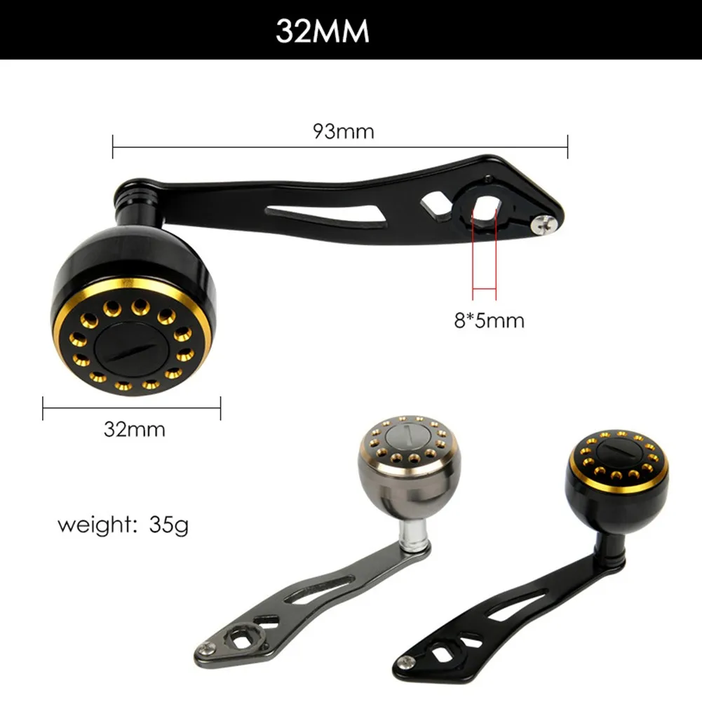 Hot Sale Fishing Reel Handle Knob High Strength Accessories Tackle Aluminum Alloy Tuning Handle Supplies Fishing Reels Tool
Hot Sale Fishing Reel Handle Knob High Strength Accessories Tackle Aluminum Alloy Tuning Handle Supplies Fishing Reels Tool