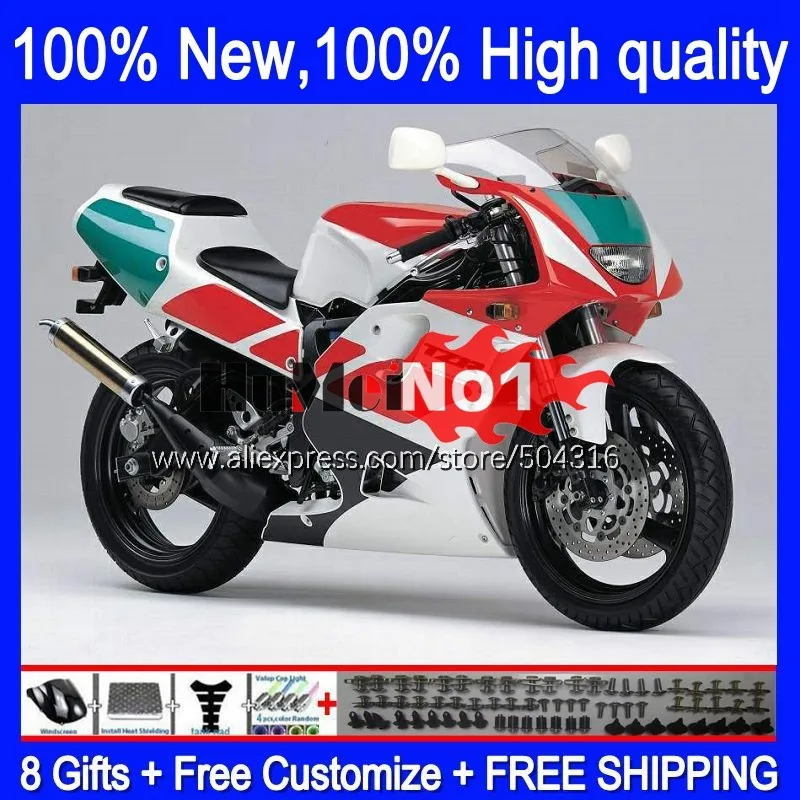 

Kit For YAMAHA TZR-250 3MA TZR250 YPVS RS TZR 250 88 89 90 91 144MC.19 TZR250R TZR250RR 1988 1989 1990 1991 Fairing red green