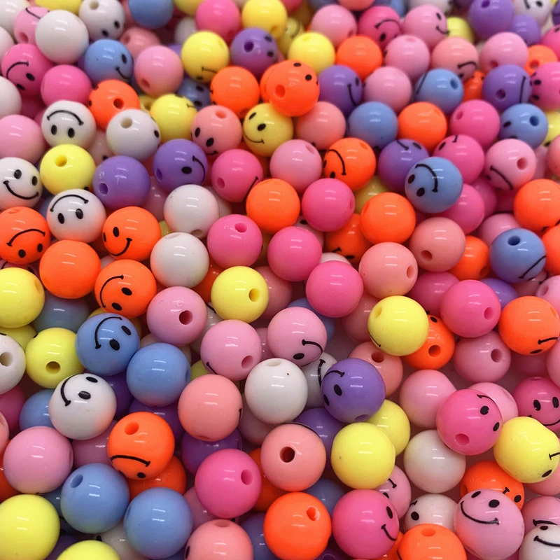 30pcs 10mm Smiley face Acrylic Round Shape Beads For DIY Handmade Jewelry Craft Accessories
30pcs 10mm Smiley face Acrylic Round Shape Beads For DIY Handmade Jewelry Craft Accessories