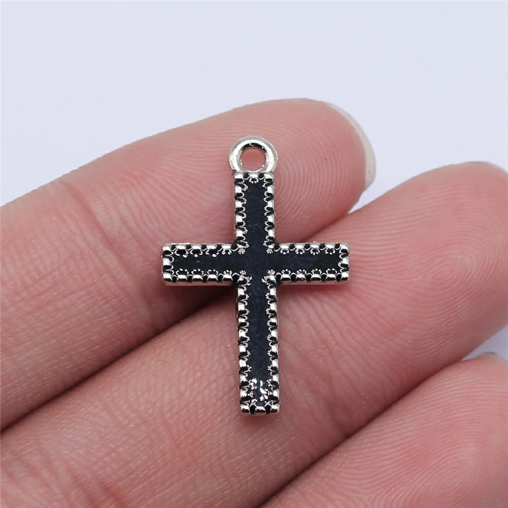 50pcs 25x16mm Rhodium Color Gold Color Double Sided Black Enamel Cross Charms For Jewelry Making DIY Jewelry Findings
50pcs 25x16mm Rhodium Color Gold Color Double Sided Black Enamel Cross Charms For Jewelry Making DIY Jewelry Findings