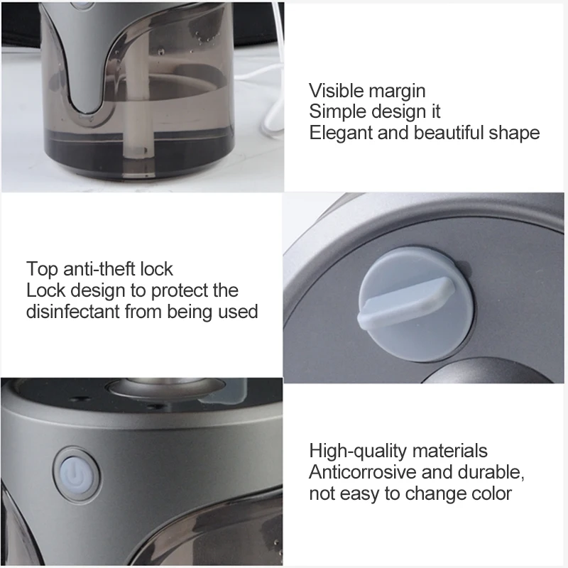 Automatic Disinfection Sprayer, Mini Infrared Induction Touchless Hand Soap Dispenser, Portable for Home CNIM Hot
Automatic Disinfection Sprayer, Mini Infrared Induction Touchless Hand Soap Dispenser, Portable for Home CNIM Hot