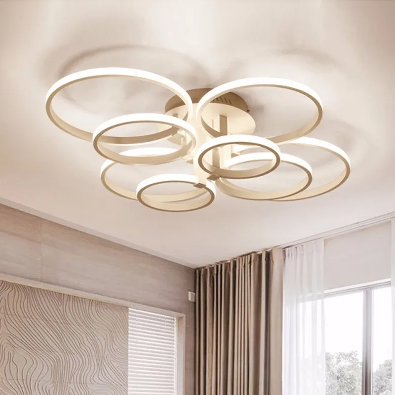 Modern LED Chandelier Lights For Dining Living Room Decor Bedroom Ceiling Lamp Fixtures With APP Dimmable Rings Lustre
Modern LED Chandelier Lights For Dining Living Room Decor Bedroom Ceiling Lamp Fixtures With APP Dimmable Rings Lustre