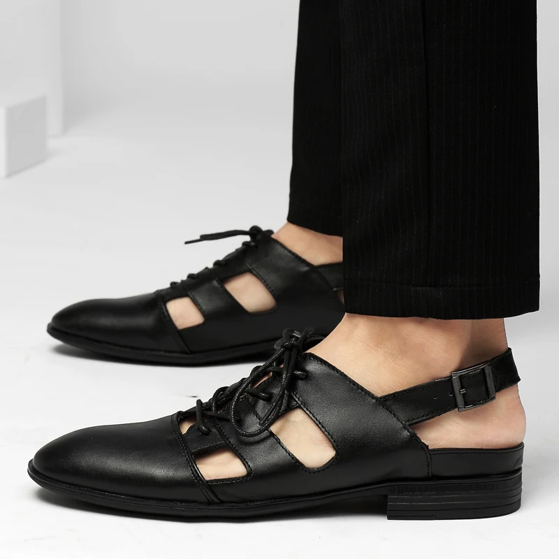 Бренд класса люкс; Мужские туфли из натуральной кожи; Мужские туфли-оксфорды на шнуровке на открытом воздухе, с острым носком, мужская форма...
Бренд класса люкс; Мужские туфли из натуральной кожи; Мужские туфли-оксфорды на шнуровке на открытом воздухе, с острым носком, мужская форма...