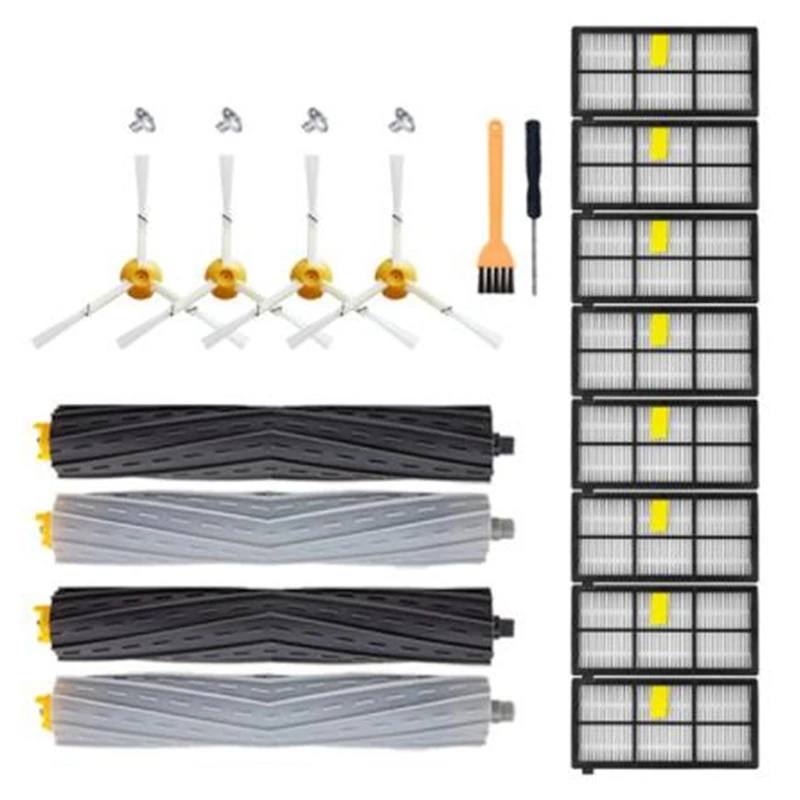HOT-HEPA Filters for IRobot Roomba 800 900 Series 860 870 880 890 960 Robot Vacuum Cleaner Parts Replacement Kit 
HOT-HEPA Filters for IRobot Roomba 800 900 Series 860 870 880 890 960 Robot Vacuum Cleaner Parts Replacement Kit