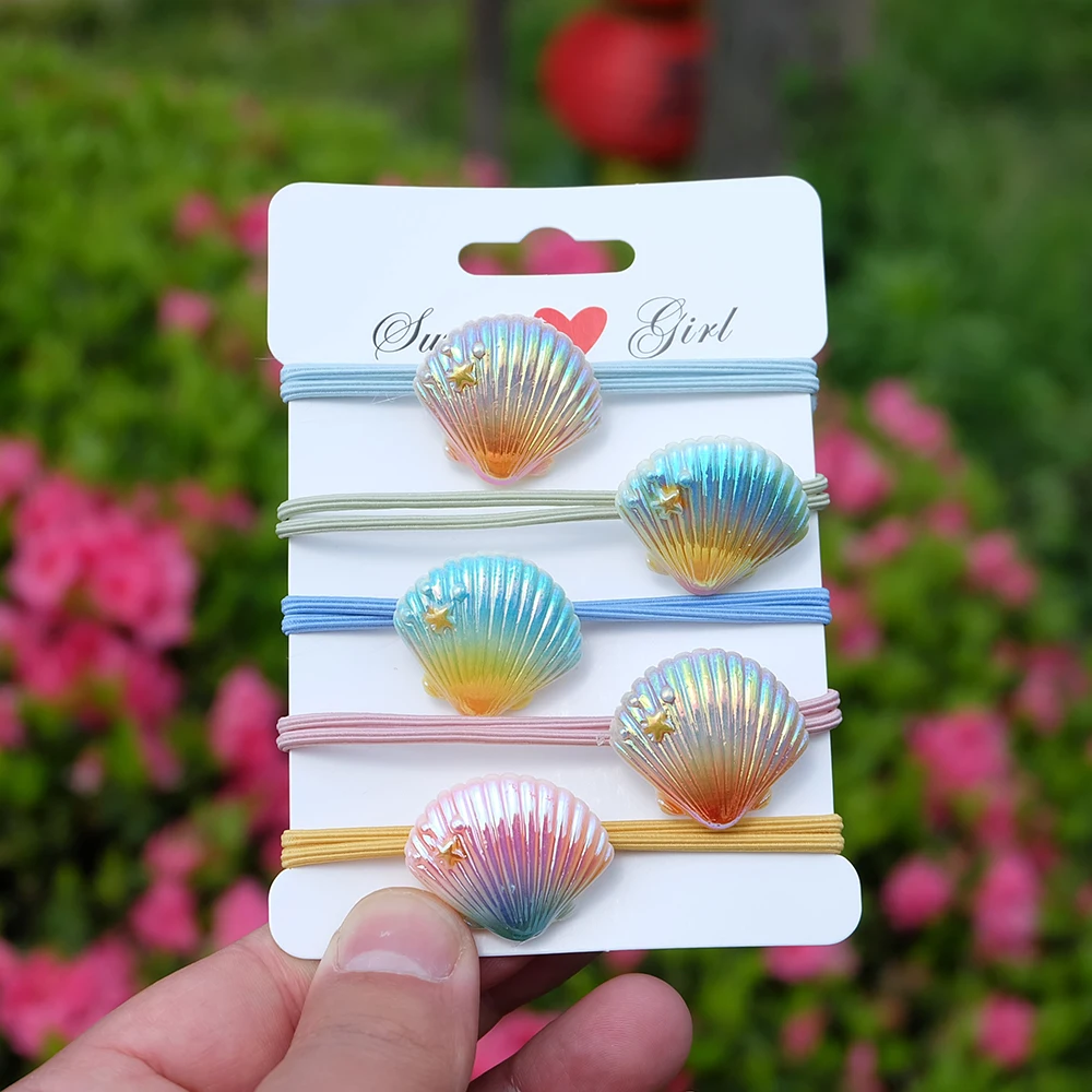Color Shells Girls Hair Ropes Cute Hair Tie Ponytail holder Rubber Bands Hair Accessories For Women Kids Fashion Headwear
Color Shells Girls Hair Ropes Cute Hair Tie Ponytail holder Rubber Bands Hair Accessories For Women Kids Fashion Headwear