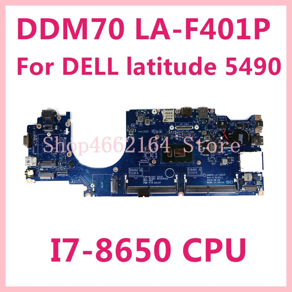 CN 046T0W 0D3TCJ 0M79GG для DELL latitude 5490 материнская плата DDM70 LA-F401P I7-8650 материнская плата с процессором для ноутбука 100% тестирование работает хорошо
CN 046T0W 0D3TCJ 0M79GG для DELL latitude 5490 материнская плата DDM70 LA-F401P I7-8650 материнская плата с процессором для ноутбука 100% тестирование работает хорошо