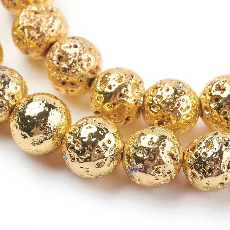 235Pcs Color Water Gilded Lava Stone Beads Diy Handmade Round Beads Beaded Jewelry Accessories
235Pcs Color Water Gilded Lava Stone Beads Diy Handmade Round Beads Beaded Jewelry Accessories