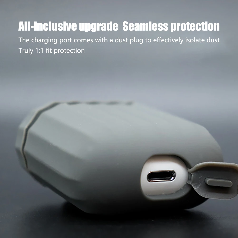 Airpods Case for Apple Airpods 1&2 Charging Case Earphone Cover Soft Silicone Headphone Case with Anti-Lost Carabiner
Airpods Case for Apple Airpods 1&2 Charging Case Earphone Cover Soft Silicone Headphone Case with Anti-Lost Carabiner