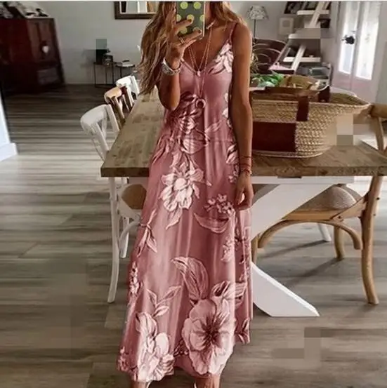 Europe and the United States cross border trade women's sling solid color V-neck sleeveless sexy backless slim dress wholesale
Europe and the United States cross border trade women's sling solid color V-neck sleeveless sexy backless slim dress wholesale