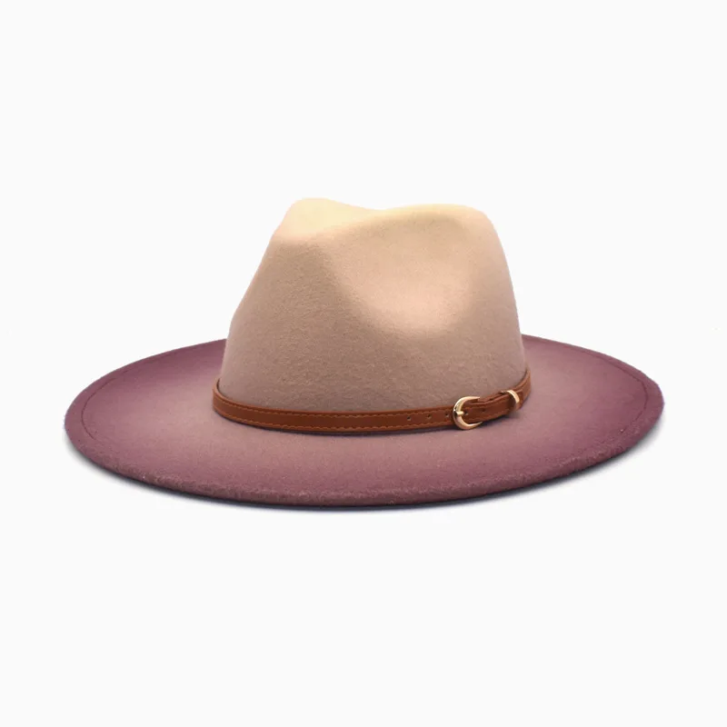 New European and American jazz felt hat belt accessories wool fedora hat gradual outdoor hat fashion top hat
New European and American jazz felt hat belt accessories wool fedora hat gradual outdoor hat fashion top hat