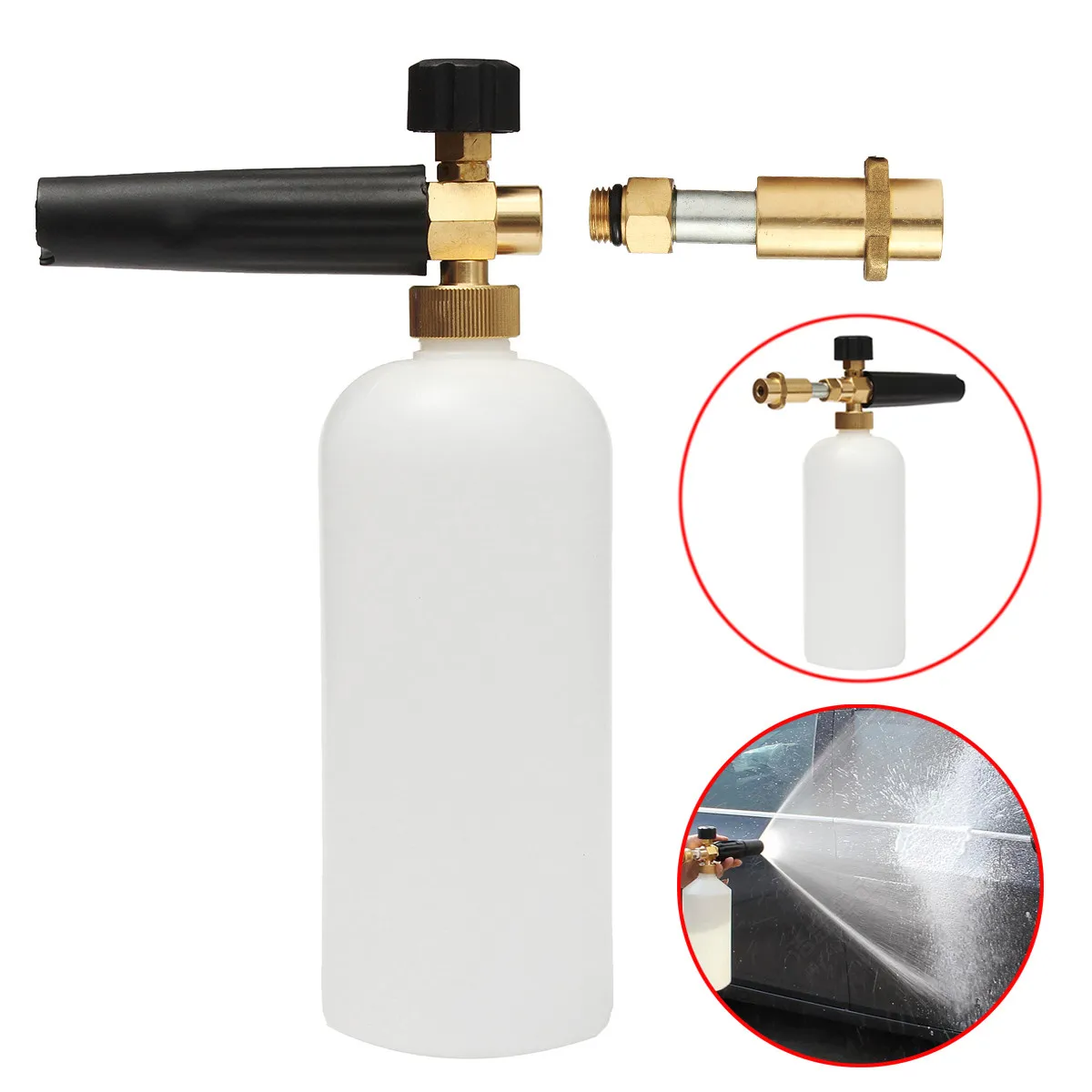 Snow Foam Lance Foam Generator High Pressure Soap Foamer for Makita Allister AR Blue Michelin Pressure Washer
Snow Foam Lance Foam Generator High Pressure Soap Foamer for Makita Allister AR Blue Michelin Pressure Washer
