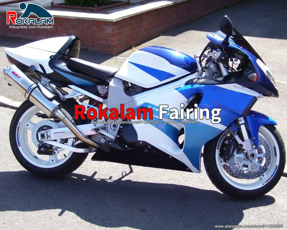 Комплект кузова для Suzuki TL1000R 1998 1999 2000 2001 2002 2003 синий черный белый мотоциклетный послепродажный обтекатель (литьё под давлением)
Комплект кузова для Suzuki TL1000R 1998 1999 2000 2001 2002 2003 синий черный белый мотоциклетный послепродажный обтекатель (литьё под давлением)
