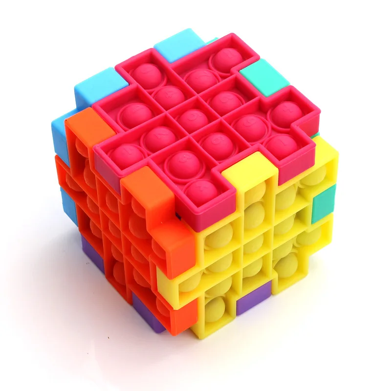 Fidget Relieve Stress Toys Pops it Cube Model Bubble Antistress Toy Adult Children Sensory Silicone Puzzle Squeeze Children Gift
Fidget Relieve Stress Toys Pops it Cube Model Bubble Antistress Toy Adult Children Sensory Silicone Puzzle Squeeze Children Gift