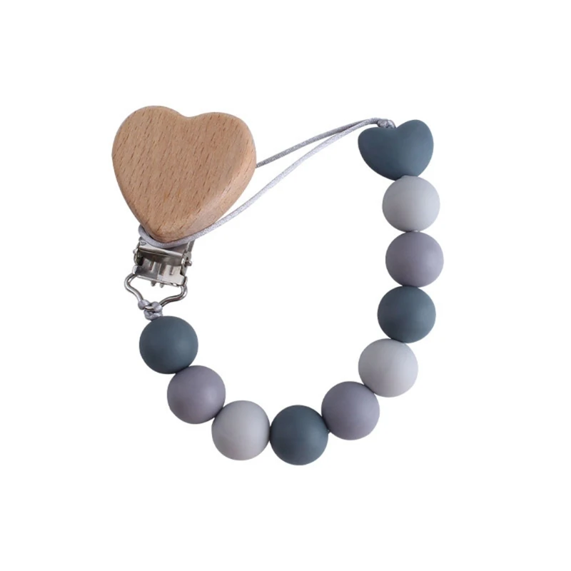 Newborn Baby Pacifier Clip Chain Silicone Beads BPA Free DIY Dummy Nipple Holder R7RB
Newborn Baby Pacifier Clip Chain Silicone Beads BPA Free DIY Dummy Nipple Holder R7RB