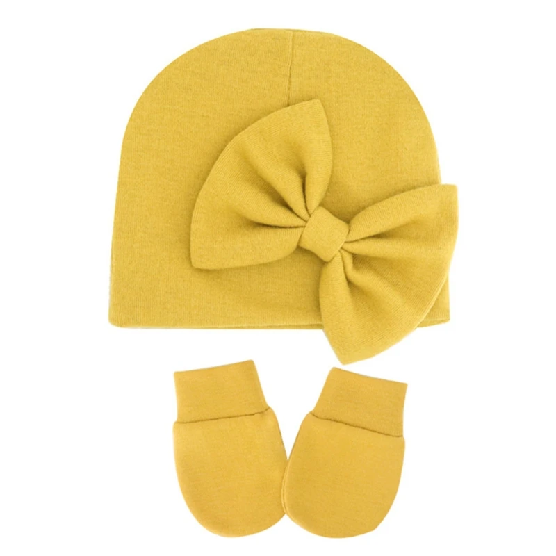 T5EC Newborn Beanie Hat Gloves Set Baby Bow Mittens Kit Infants Autumn Winter Warm Cotton Head Wrap Glove Shower Gifts
T5EC Newborn Beanie Hat Gloves Set Baby Bow Mittens Kit Infants Autumn Winter Warm Cotton Head Wrap Glove Shower Gifts