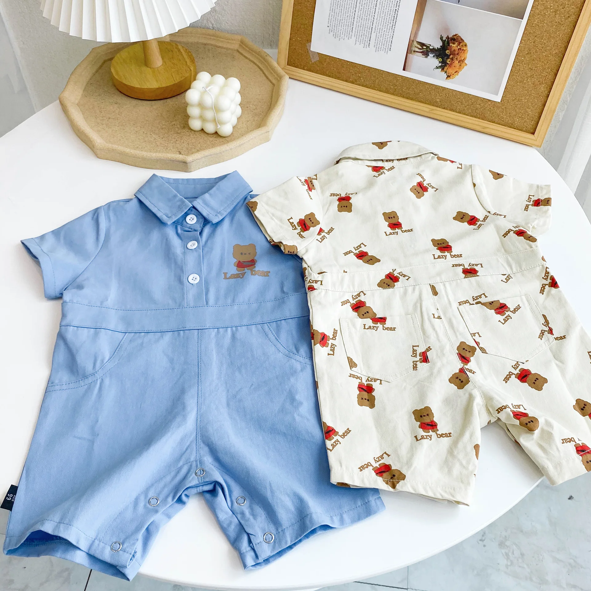 Brand New 20121 Summer Baby boys Romper Cotton Short Sleeve Jumpsuit Kids Bear Print Bodysuit Children Casual Clothes Overalls
Brand New 20121 Summer Baby boys Romper Cotton Short Sleeve Jumpsuit Kids Bear Print Bodysuit Children Casual Clothes Overalls