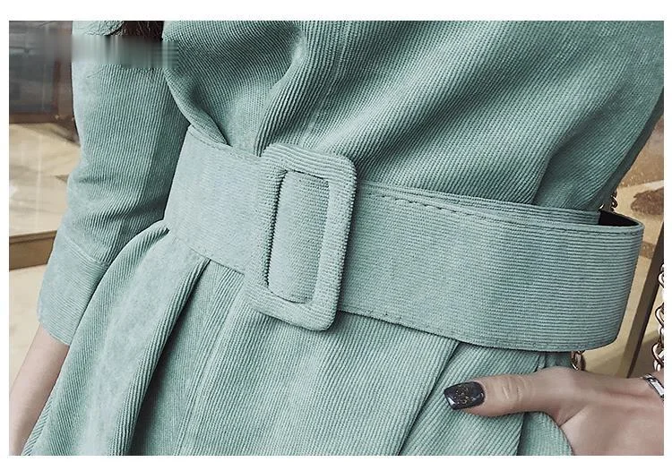 Zoulv Spring 2021 New Elegant Dresses Plus Size European Vintage Long Sleeve Spring Autumn Corduroy Dress with Sashes Ladies
Zoulv Spring 2021 New Elegant Dresses Plus Size European Vintage Long Sleeve Spring Autumn Corduroy Dress with Sashes Ladies