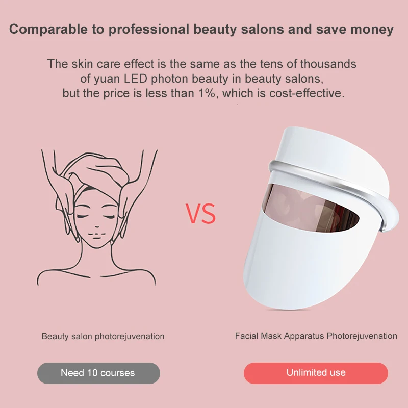 LED Face Light Therapy Mask Purge Facial Skin Rejuvenation Anti Wrinkle Visage Facial Purge Mask Skin Tighten Photonic Care
LED Face Light Therapy Mask Purge Facial Skin Rejuvenation Anti Wrinkle Visage Facial Purge Mask Skin Tighten Photonic Care