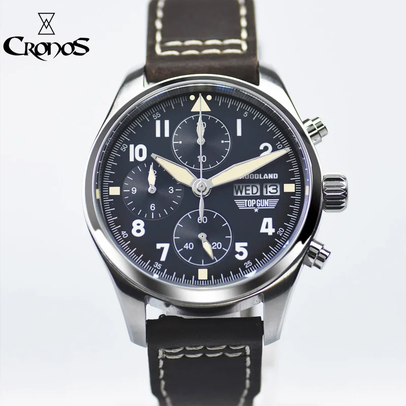 Мужские кварцевые часы Cronos Hruodland, выпуклые водонепроницаемые наручные часы-авиаторы из нержавеющей стали с хронографом и сапфировым стекло...
Мужские кварцевые часы Cronos Hruodland, выпуклые водонепроницаемые наручные часы-авиаторы из нержавеющей стали с хронографом и сапфировым стекло...