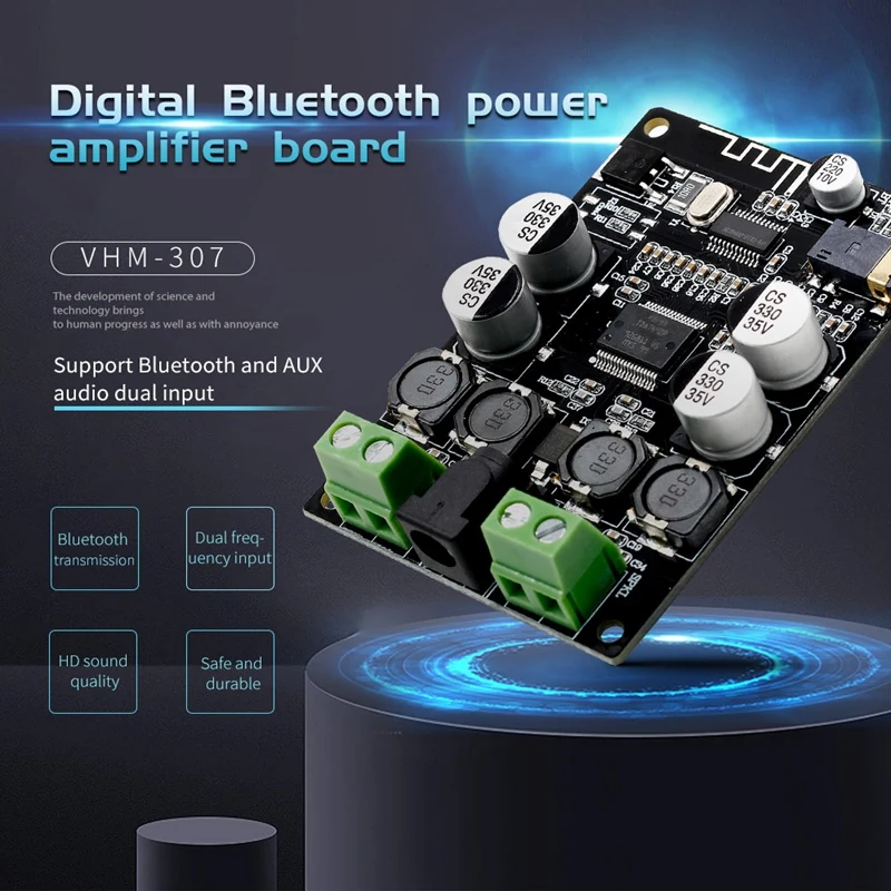Vhm-307 Tda7492P Bluetooth Receiver Amplifier o Board 25Wx2 Speakers Modified Music Mini Amplifiers Diy Dual Channel
Vhm-307 Tda7492P Bluetooth Receiver Amplifier o Board 25Wx2 Speakers Modified Music Mini Amplifiers Diy Dual Channel