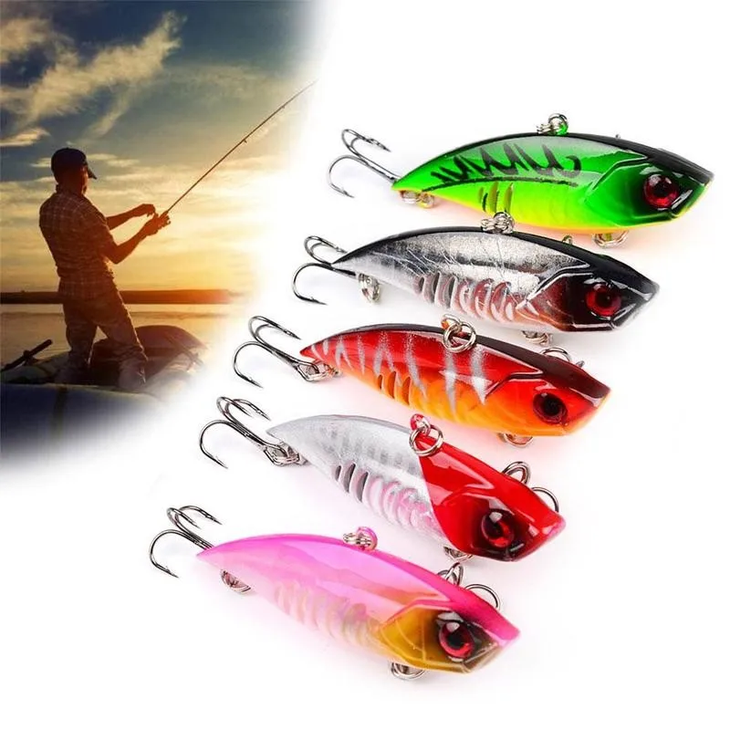 Hard VIB Fishing Bait With Ball Inside 1Pcs Fishing Lure Ice Sea Bass Bait Fishing Tackle Isca Artificial Bait Crankbait 
Hard VIB Fishing Bait With Ball Inside 1Pcs Fishing Lure Ice Sea Bass Bait Fishing Tackle Isca Artificial Bait Crankbait