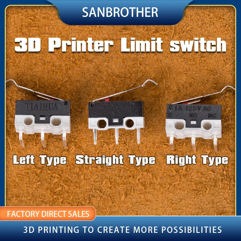 10pcs/lot Endstop 3D Printer Parts Micro Limit Switch for I3 Delta Kossel Makerbot Printer RAMPS 1.4 DIY Accessories
10pcs/lot Endstop 3D Printer Parts Micro Limit Switch for I3 Delta Kossel Makerbot Printer RAMPS 1.4 DIY Accessories