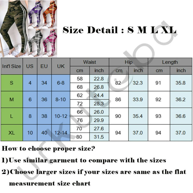 NEW Womens Sport Camouflage Workout Gym Yoga Leggings Fitness Sports Trouser Athletic Yoga Pants Sportswear
NEW Womens Sport Camouflage Workout Gym Yoga Leggings Fitness Sports Trouser Athletic Yoga Pants Sportswear