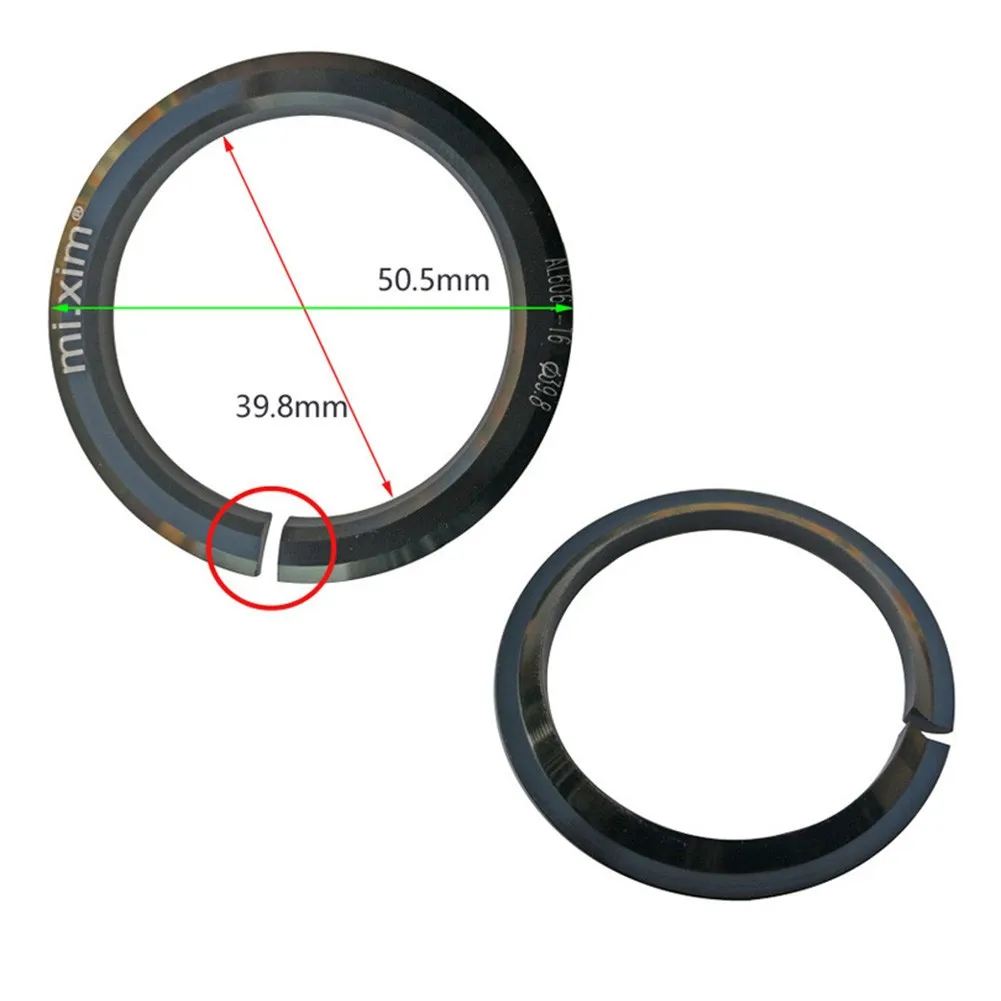 Outer Diameter 50.5mm Headset Ring Gasket Steerer Tapered 1 Pc Adapter Bike Black Conversion
Outer Diameter 50.5mm Headset Ring Gasket Steerer Tapered 1 Pc Adapter Bike Black Conversion