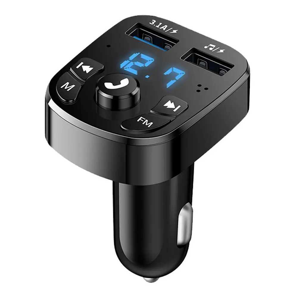 Car Bluetooth 5.0 FM Transmitter Multifunctional Car Mp3 Player Bluetooth Receiver 2.1A Dual USB Charger Car Accessorie For Cars
Car Bluetooth 5.0 FM Transmitter Multifunctional Car Mp3 Player Bluetooth Receiver 2.1A Dual USB Charger Car Accessorie For Cars