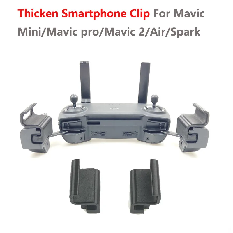 Remote control Handle Bracket Smartphone Clip Holder for Dji mavic pro/ Air/Spark/Mavic 2/ Mavic mini Drone Accessories
Remote control Handle Bracket Smartphone Clip Holder for Dji mavic pro/ Air/Spark/Mavic 2/ Mavic mini Drone Accessories