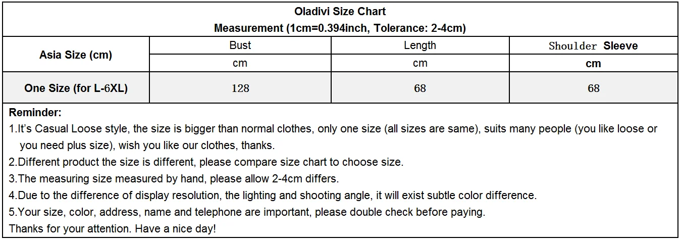 Oladivi Plus Size Women Casual Solid Hoodies Ladies Leisure O Neck Oversized Sweatshirts Spring Autumn Shirt Tunic Pullovers 6XL
Oladivi Plus Size Women Casual Solid Hoodies Ladies Leisure O Neck Oversized Sweatshirts Spring Autumn Shirt Tunic Pullovers 6XL