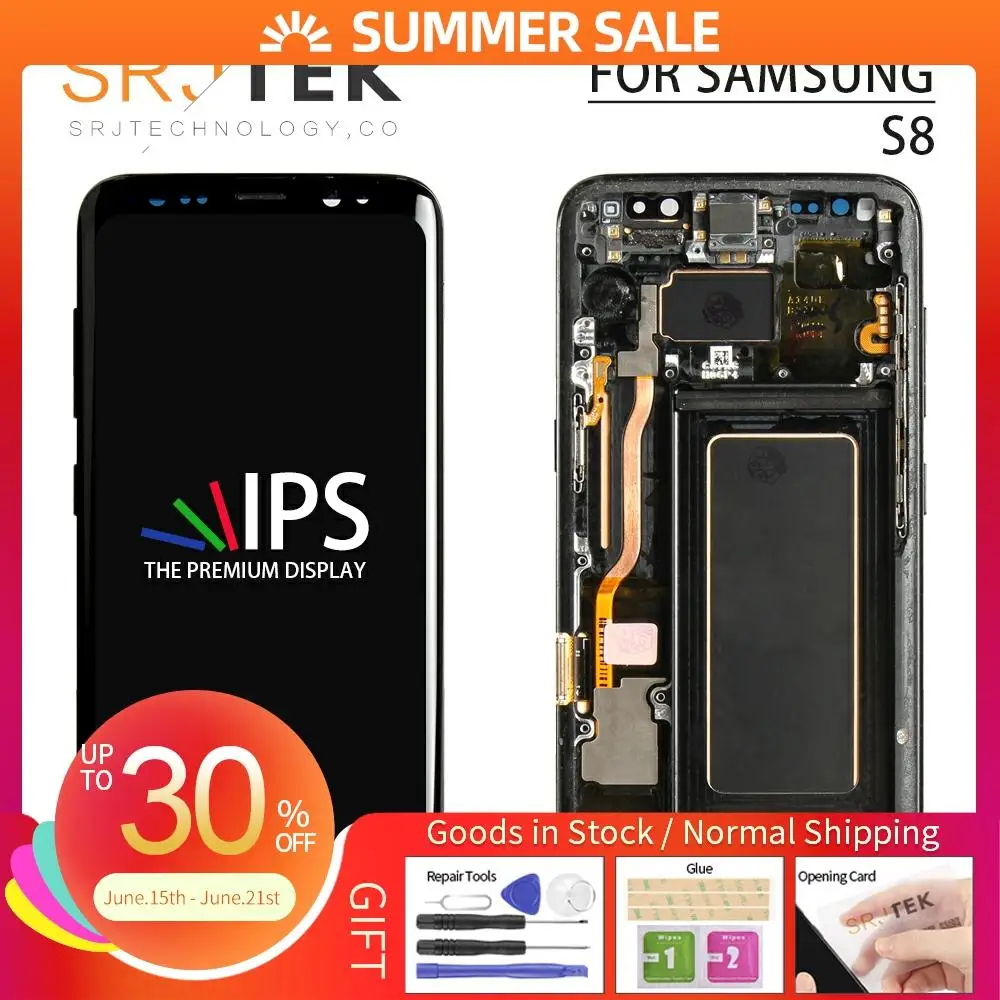 ЖК-дисплей с сенсорным дигитайзером в сборе для SAMSUNG Galaxy S8 + S8 Plus G950F G955 G955F, ЖК-экран с рамкой
ЖК-дисплей с сенсорным дигитайзером в сборе для SAMSUNG Galaxy S8 + S8 Plus G950F G955 G955F, ЖК-экран с рамкой