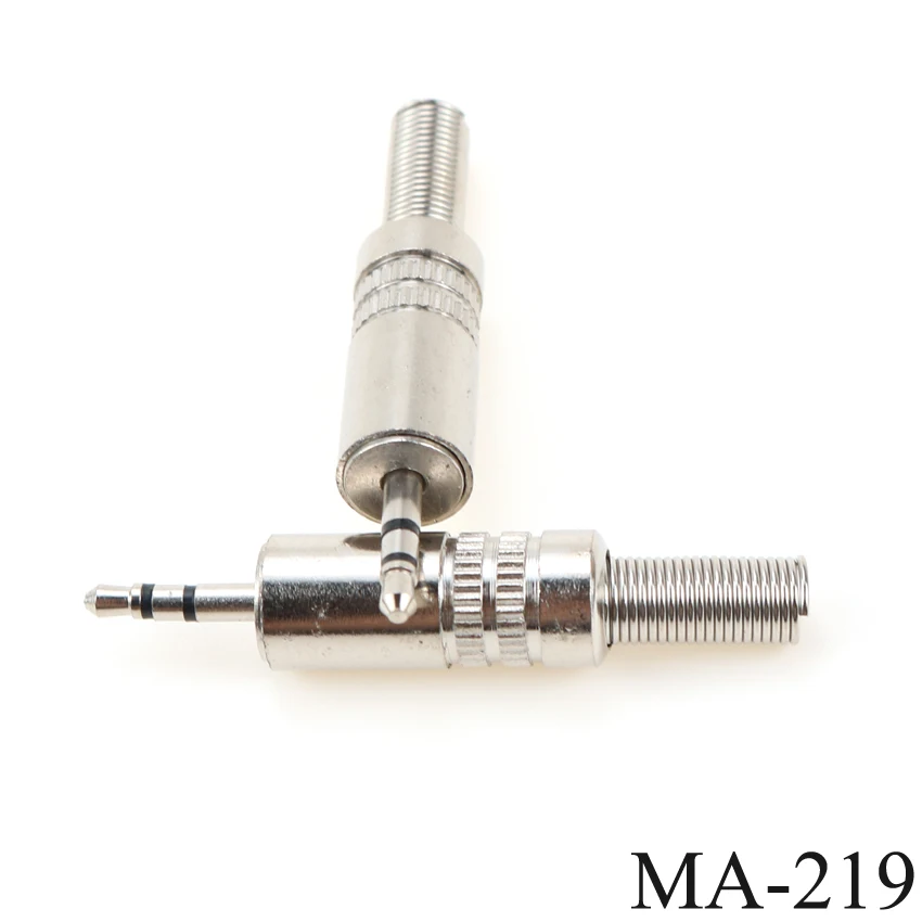 2.5mm Male Plug Jack 2.5 3Pole Stereo Audio Solder Microphone Adapter Connector for mp3 mp4
2.5mm Male Plug Jack 2.5 3Pole Stereo Audio Solder Microphone Adapter Connector for mp3 mp4