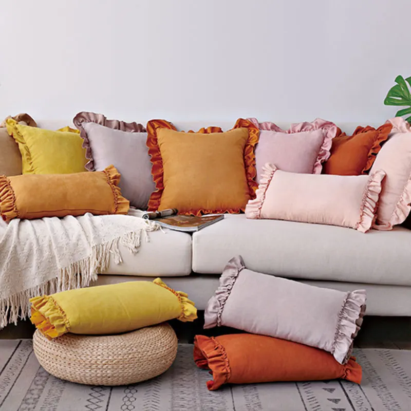 Throw Pillows Cover Sweet Cushion Cover Home Supplies Solid Color Car Decor Comfortable Pillow Case Lotus Leaf Pillowslip
Throw Pillows Cover Sweet Cushion Cover Home Supplies Solid Color Car Decor Comfortable Pillow Case Lotus Leaf Pillowslip