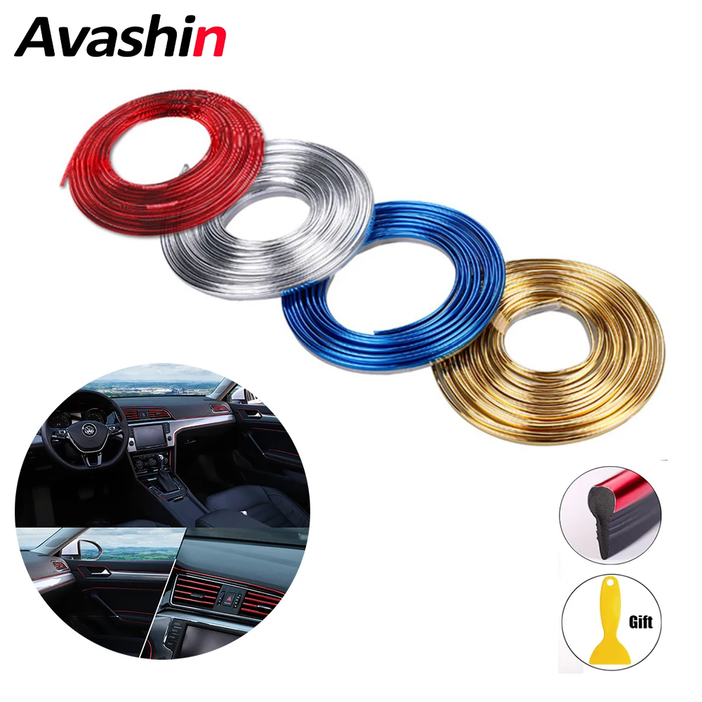 Car Dashboard Door Edge Interior Decoration Strips Moulding Trim Accessories Flexible Strips Car Air Conditioner Decorative 5M
Car Dashboard Door Edge Interior Decoration Strips Moulding Trim Accessories Flexible Strips Car Air Conditioner Decorative 5M