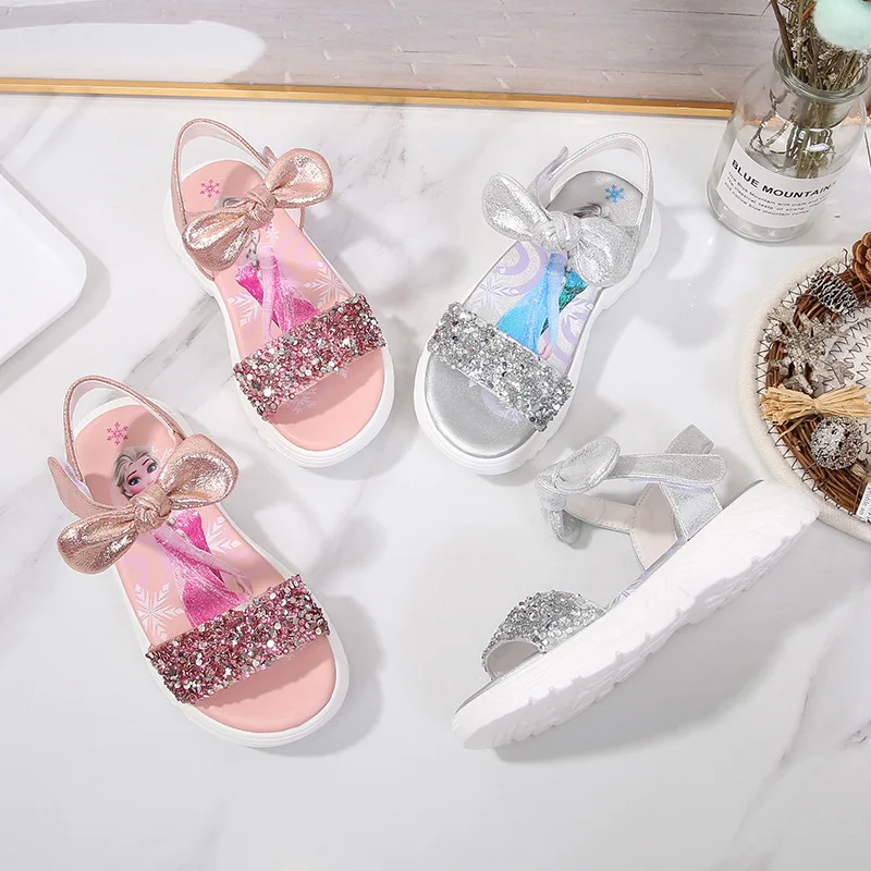 Disney Girls Sandals Frozen Elsa 2021 Summer New Girls 4-12 Years Old Princess Shoes Magic Buckle Sandals
Disney Girls Sandals Frozen Elsa 2021 Summer New Girls 4-12 Years Old Princess Shoes Magic Buckle Sandals