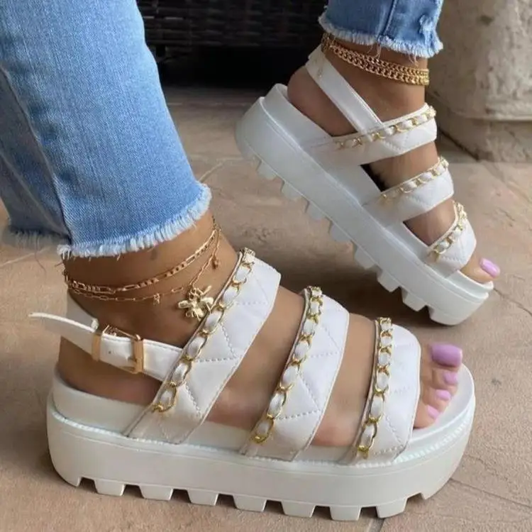 Женские босоножки, модные босоножки-гладиаторы с ремешками и открытым носком
Женские босоножки, модные босоножки-гладиаторы с ремешками и открытым носком